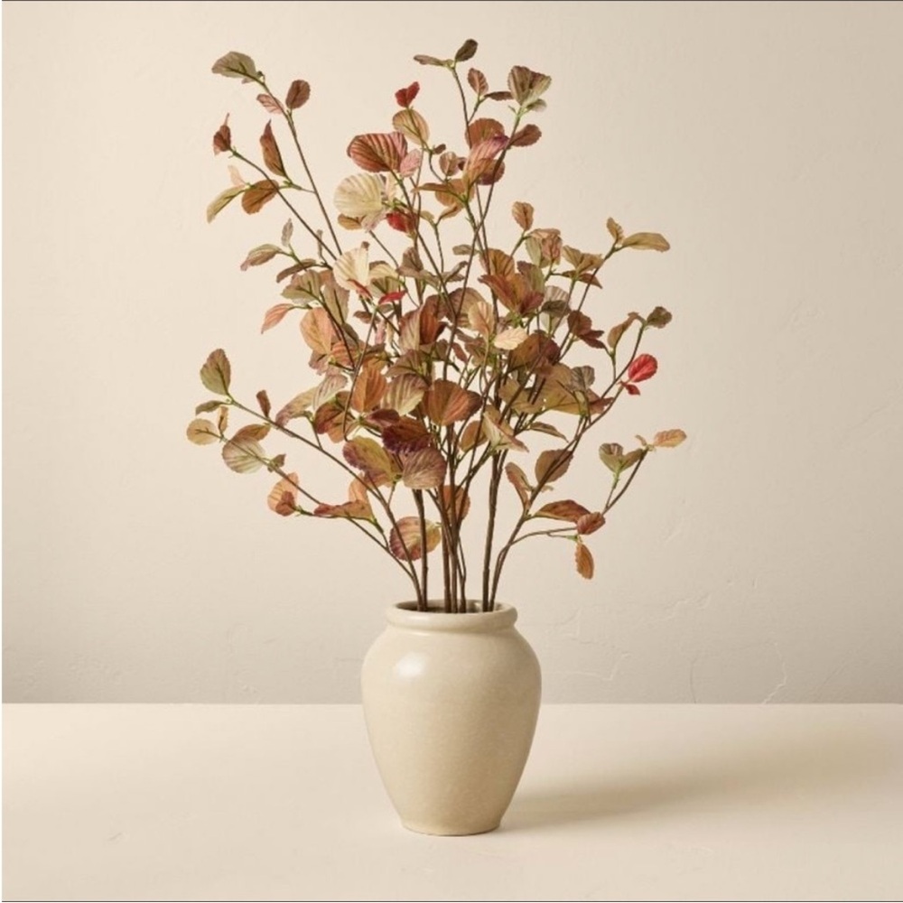 20" Faux Hazel Leaf Fall Arrangement - Hearth & Hand™ with Magnolia